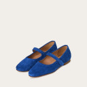 Pass baleriny, chabrowy welur